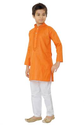 Shree Shubh Boys Ethnic Wear Kurta Pyjama Set 3