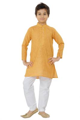 Shree Shubh Boys Ethnic Wear Kurta Pyjama Set 1