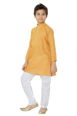 Shree Shubh Boys Ethnic Wear Kurta Pyjama Set 3