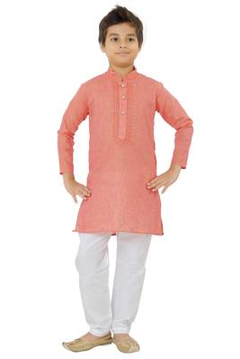 Shree Shubh Boys Ethnic Wear Kurta Pyjama Set 1