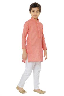 Shree Shubh Boys Ethnic Wear Kurta Pyjama Set 2