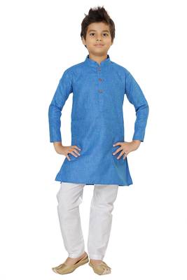 Shree Shubh Boys Ethnic Wear Kurta Pyjama Set 1