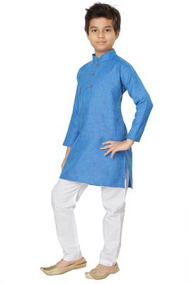 Shree Shubh Boys Ethnic Wear Kurta Pyjama Set 2