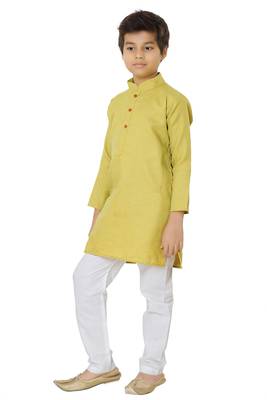 Shree Shubh Boys Ethnic Wear Kurta Pyjama Set 3