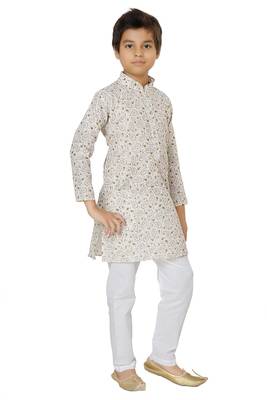 Shree Shubh Boys Ethnic Wear Kurta Pyjama Set 3