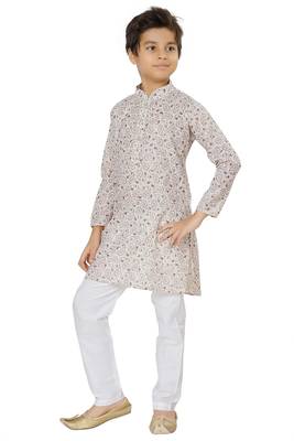 Shree Shubh Boys Ethnic Wear Kurta Pyjama Set 3