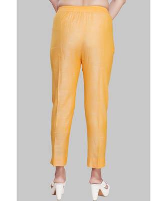 En Vogue Cotton Plain Slub Pant 1