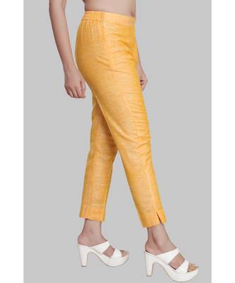 En Vogue Cotton Plain Slub Pant 3