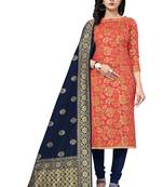 Red brocade brocade salwar