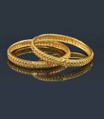 Gold Plated Bangles Set Of 2