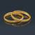 Gold Plated Bangles Set Of 2
