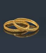 Gold Plated Bangles Set Of 2