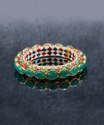 green meenakari bangles 7