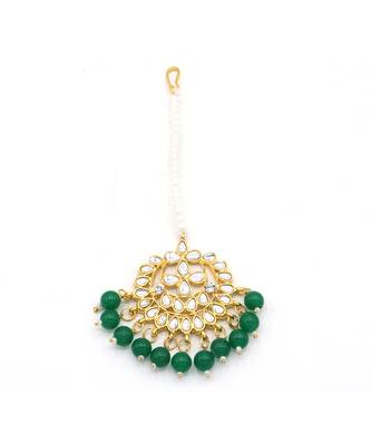 Jewellery Sets For Women Gold Plated Kundan Bridal Necklace Jewellery Set With Earrings 9