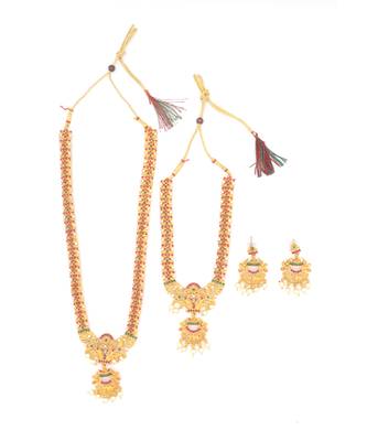 Multicolor studded jewellery necklace-sets 2