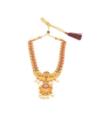 Multicolor studded jewellery necklace-sets 3