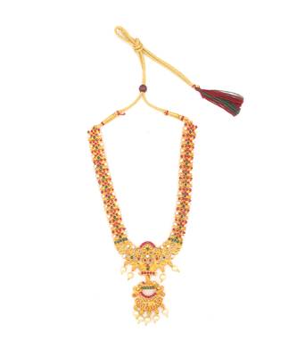 Multicolor studded jewellery necklace-sets 4