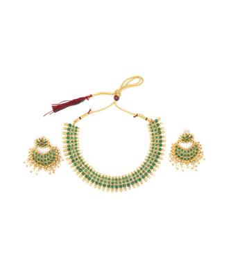 Yellow Gold Alloy necklace sets 2