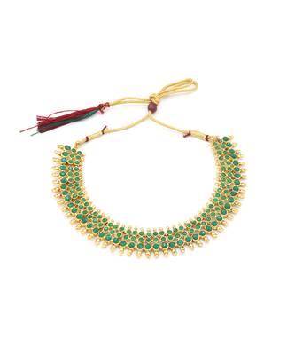 Yellow Gold Alloy necklace sets 4