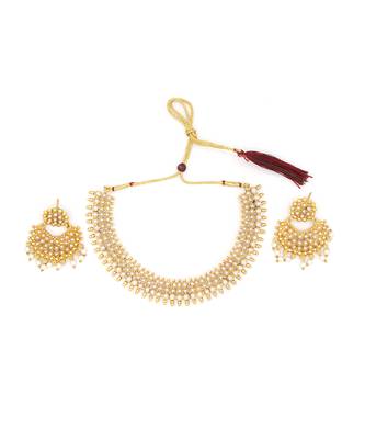 Yellow Gold Alloy necklace sets 2