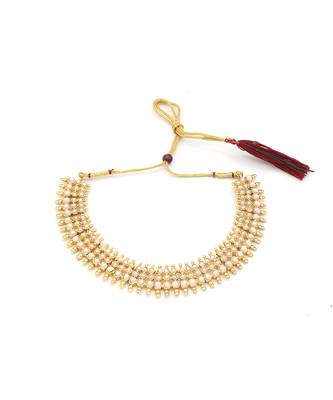 Yellow Gold Alloy necklace sets 4