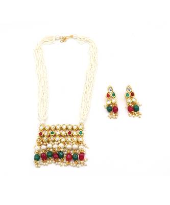 Multicolor Designer Kundan Necklace Sets 4