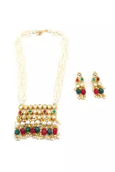 Multicolor Designer Kundan Necklace Sets