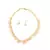 Gold Pearl Necklace Sets
