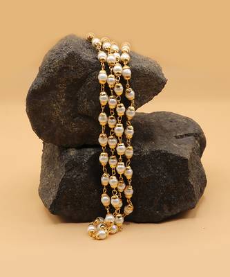 Gold beaded jewellery Necklaces 3