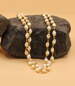 Gold beaded jewellery Necklaces