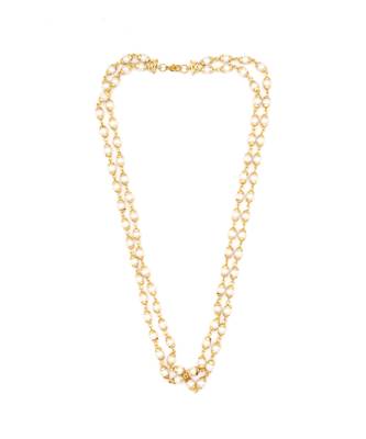 Gold beaded jewellery Necklaces 4