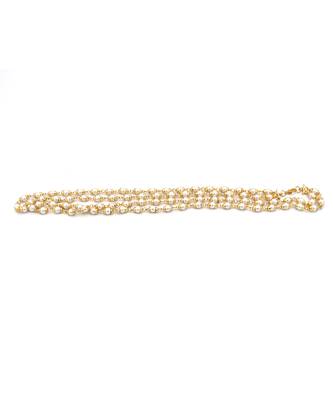 Gold beaded jewellery Necklaces 5