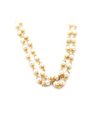 Gold beaded jewellery Necklaces 7