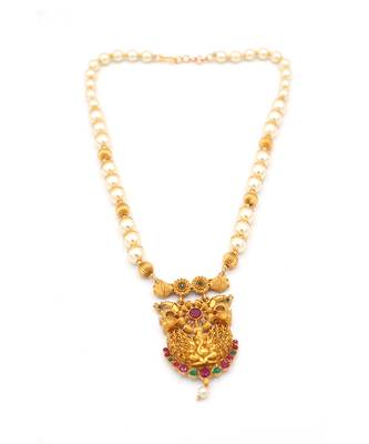 Gold Beaded Jewellery Necklace Sets 9
