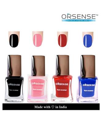 orsense Nail Polish Multi Glossy Pack of 4 5 mL 1