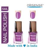 orsense Nail Polish Lavender Pack of 2 10 mL
