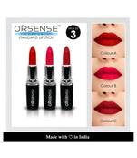 orsense Creme Lipstick Multi SPF 10 Pack of 3 10 g
