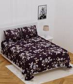 Ridan Cotton  Blend King Size  Multicoloured Printed Double Bed Sheet With Pillow Cover