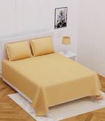 Ridan Cotton  Blend King Size  Multicoloured Printed Double Bed Sheet With Pillow Cover