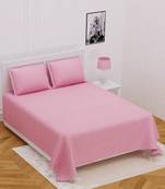 Ridan Cotton  Blend King Size  Multicoloured Printed Double Bed Sheet With Pillow Cover