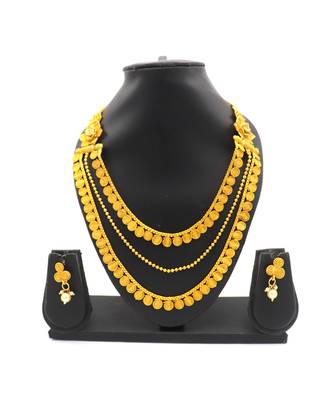 Gold Plated Alloy necklace sets 7