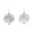 Silver Plated Round Shaped Earrings