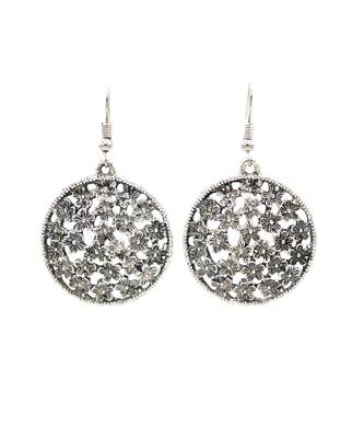 Oxidised Round Shaped Earrings 4