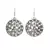Oxidised Round Shaped Earrings