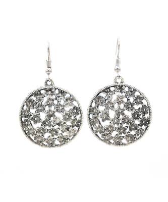 Oxidised Round Shaped Earrings 5