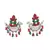Designer Traditional Oxidized Silver Peacock Design Jhumka