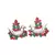 Designer Traditional Oxidized Silver Peacock Design Jhumka