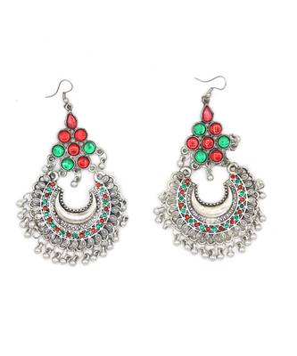 Silver Plated Chandbali Earrings 5