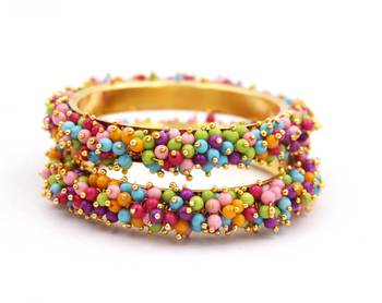Multicolor bangles-and-bracelets 1