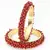 Maroon bangles-and-bracelets